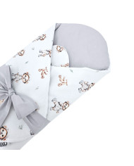 Bavlnený zavinovačka s potlačou kokosového orecha GARDENER BEAR