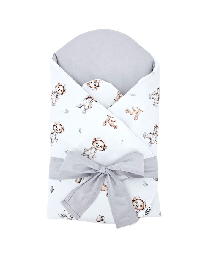 Bedruckte Baumwolltüte mit Kokosnuss GARDENER BEAR