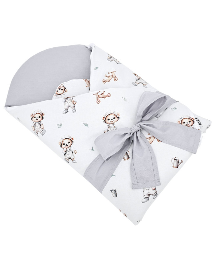 Bedruckte Baumwolltüte mit Kokosnuss GARDENER BEAR