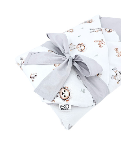 Bavlnený zavinovačka s potlačou kokosového orecha GARDENER BEAR