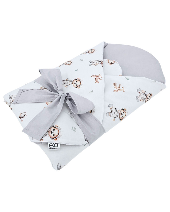 Bedruckte Baumwolltüte mit Kokosnuss GARDENER BEAR