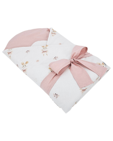 Cône en coton imprimé avec  en noix de coco BALLERINA MOUSE Cône en coton imprimé avec  en noix de coco BALLERINA MOUSE