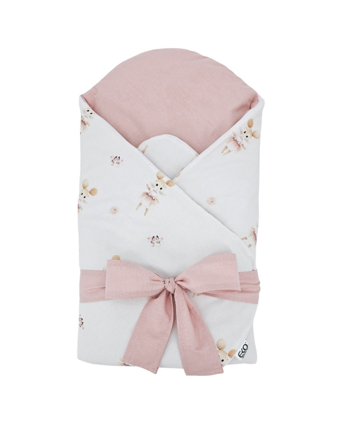 Cône en coton imprimé avec  en noix de coco BALLERINA MOUSE