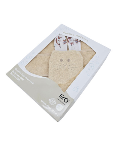 Cotton bath cover and EKO flannel FOX Cotton bath cover and EKO flannel FOX