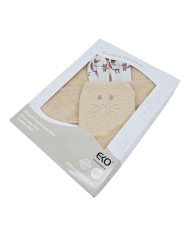 Cotton bath cover and EKO flannel FOX Cotton bath cover and EKO flannel FOX