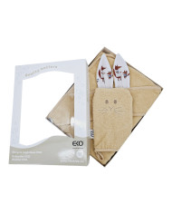 Cotton bath cover and EKO flannel FOX Cotton bath cover and EKO flannel FOX