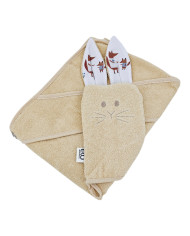 Pamučna navlaka za kupanje i krpa za pranje ECO FOX