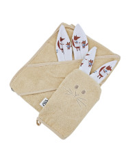Cotton bath cover and EKO flannel FOX Cotton bath cover and EKO flannel FOX