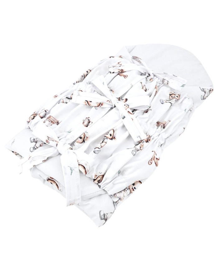 Printani Pamučni Baby Wrap sa kokosovim umetkom GARDENER BEAR Printani Pamučni Baby Wrap sa kokosovim umetkom GARDENER BEAR