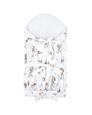 Bavlnený zavinovačka s potlačou a kokosovým orechom GARDENER BEAR Bavlnený zavinovačka s potlačou a kokosovým orechom GARDENER BEAR