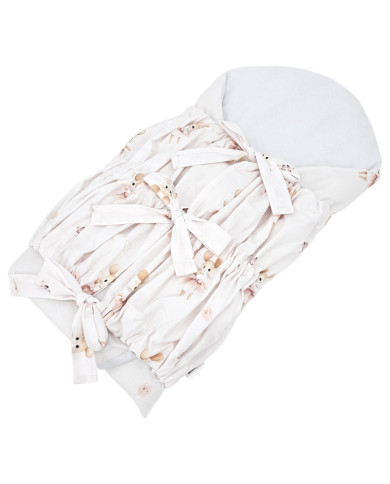 Printed Cotton Swaddle Blanket BALLERINA MOUSE Printed Cotton Swaddle Blanket BALLERINA MOUSE