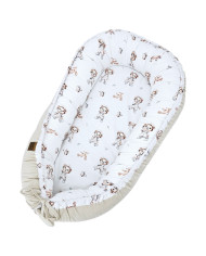 VELVET baby cocoon GARDENER BEAR