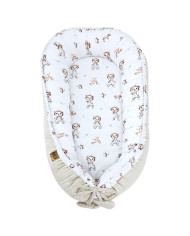 VELVET baby cocoon GARDENER BEAR