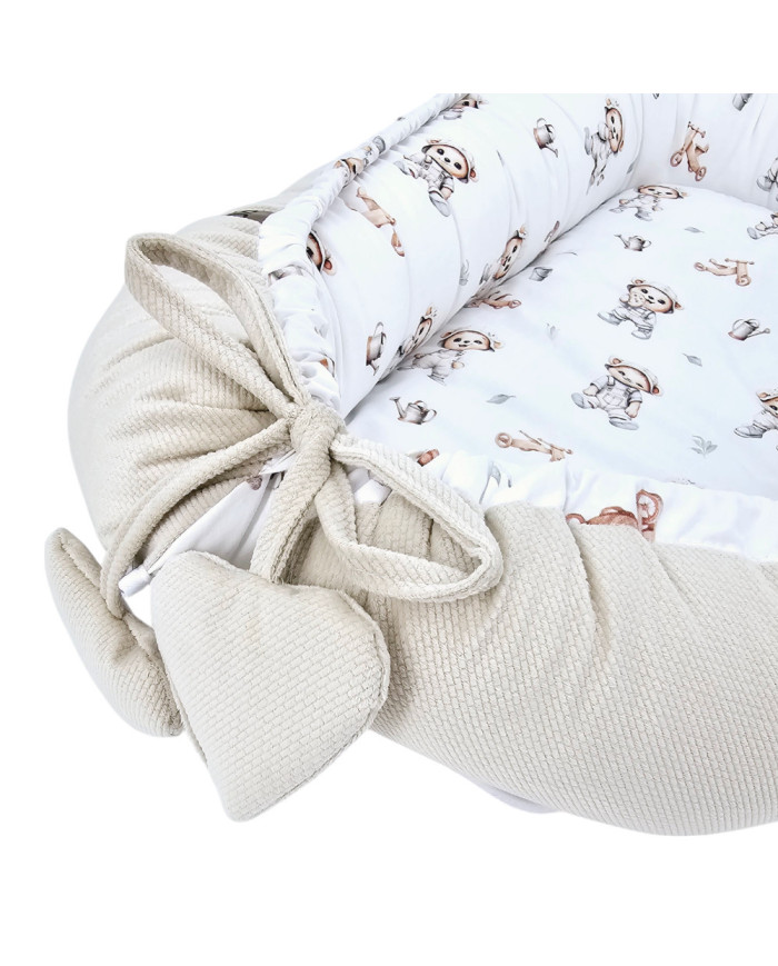 Couverture en VELVET pour bébé GARDENER BEAR