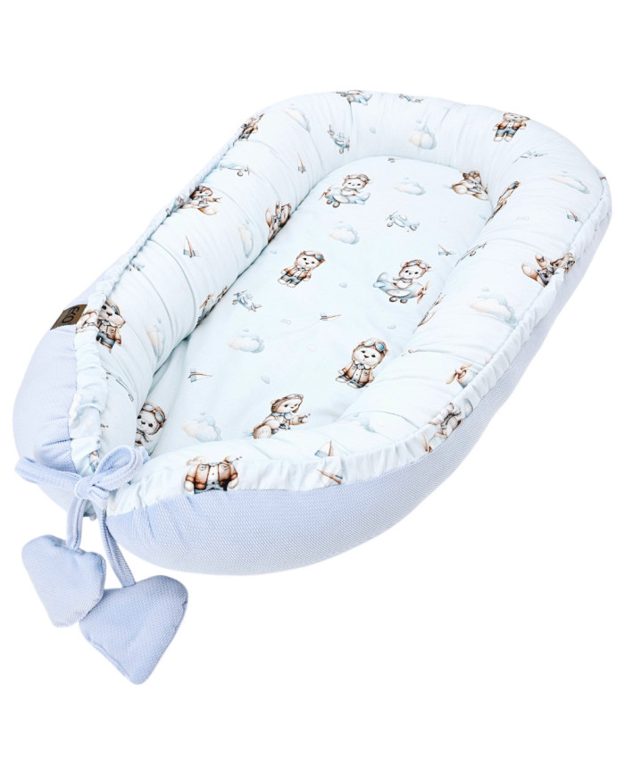 VELVET gnijezdo za bebe PILOT BEAR
