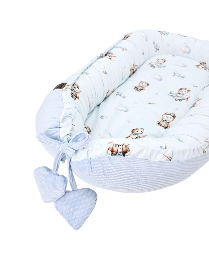 VELVET gnijezdo za bebe PILOT BEAR