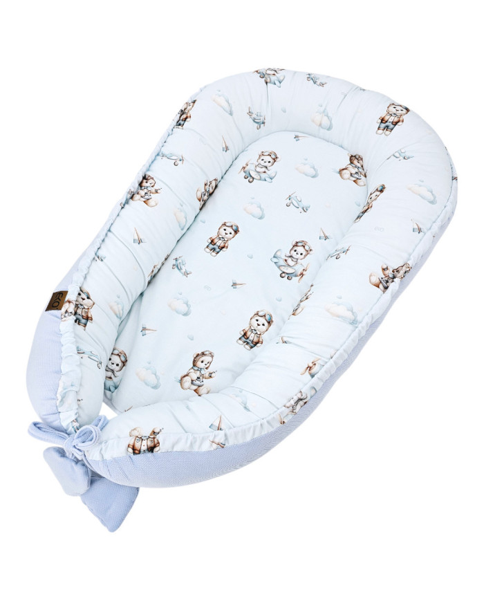 VELVET gnijezdo za bebe PILOT BEAR