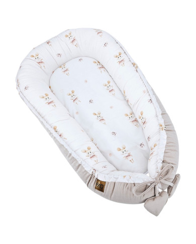 VELVET hniezdo pre miminko BALLERINA MOUSE VELVET hniezdo pre miminko BALLERINA MOUSE