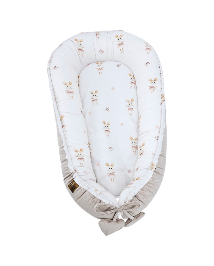 VELVET baby cocoon BALLERINA MOUSE VELVET baby cocoon BALLERINA MOUSE