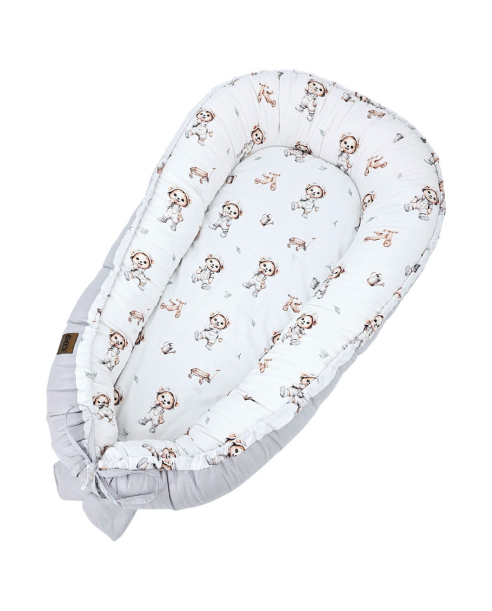 Babynest aus Baumwolle GARDENER BEAR Babynest aus Baumwolle GARDENER BEAR
