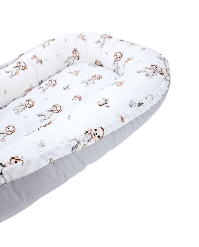 Babynest aus Baumwolle GARDENER BEAR Babynest aus Baumwolle GARDENER BEAR
