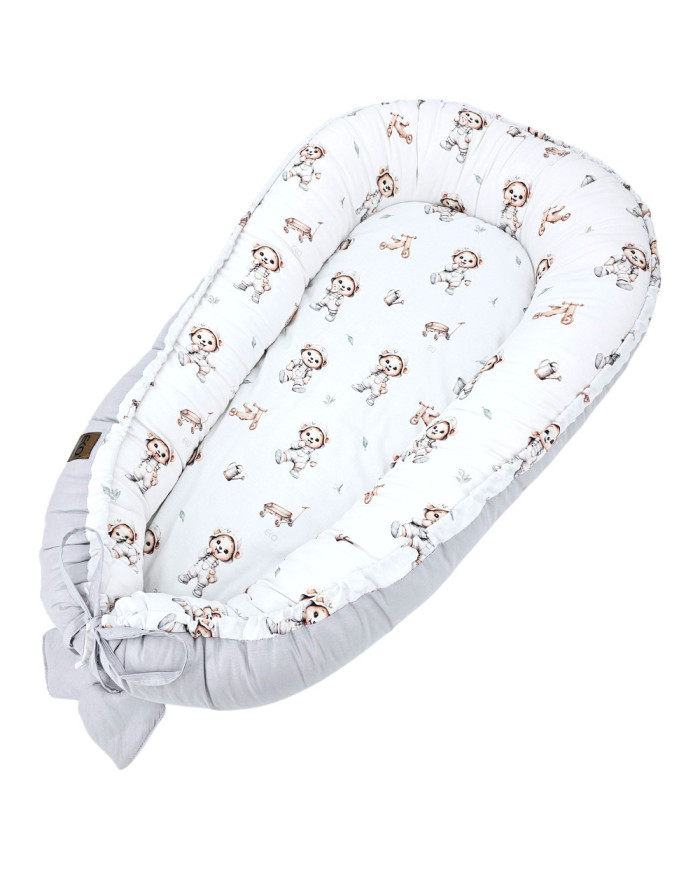 Babynest aus Baumwolle GARDENER BEAR Babynest aus Baumwolle GARDENER BEAR