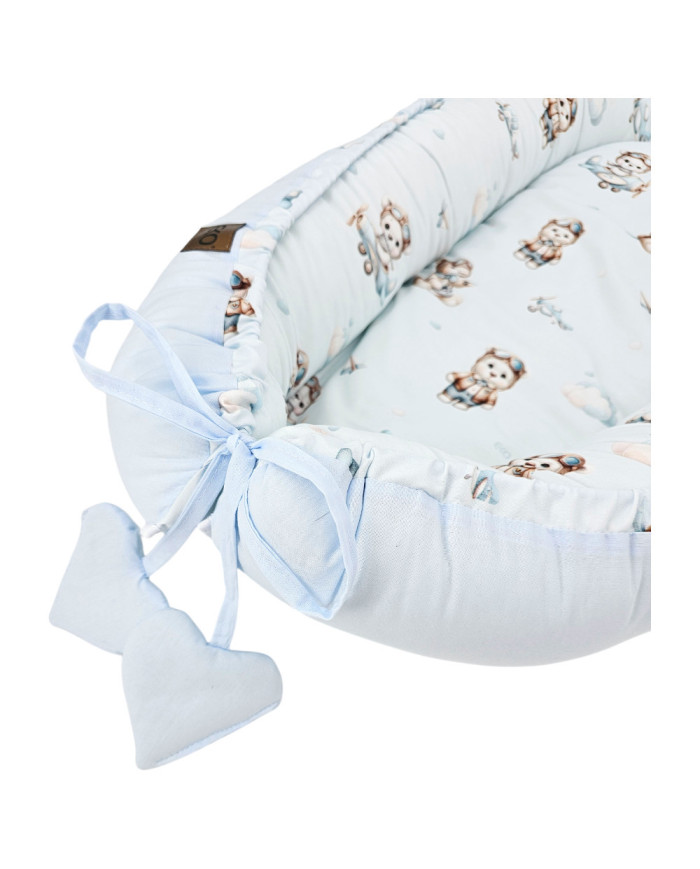 Babynest aus Baumwolle PILOT BEAR