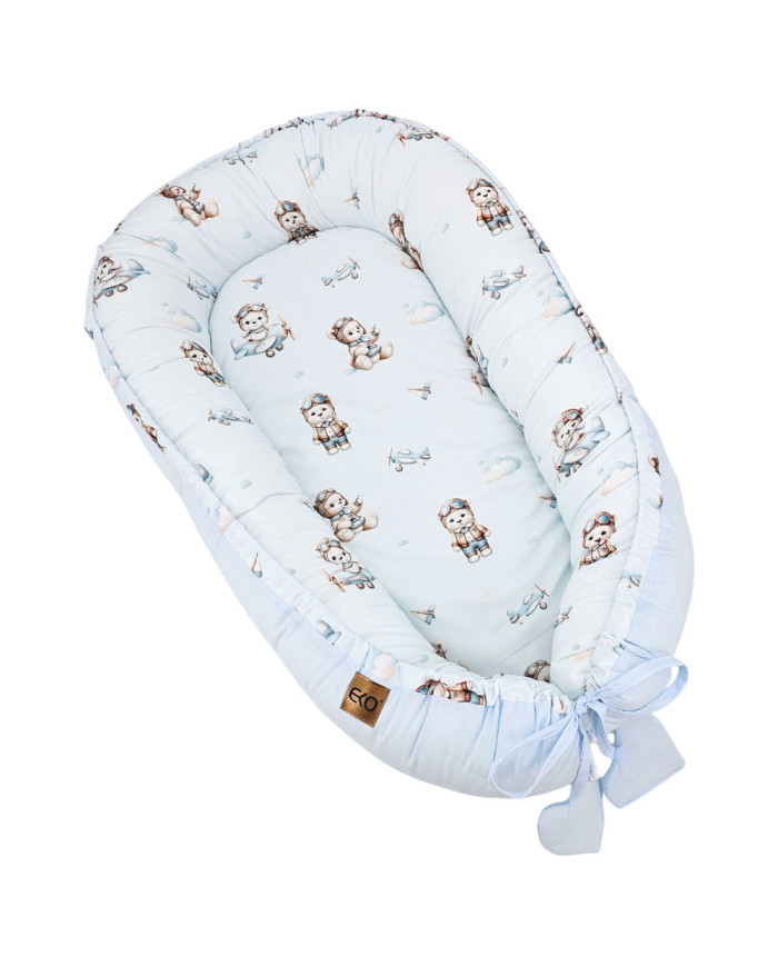 Babynest aus Baumwolle PILOT BEAR