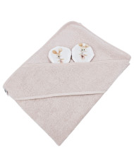 Serviette de bain en bambou BALLERINA MOUSE/ROSE PINK Serviette de bain en bambou BALLERINA MOUSE/ROSE PINK