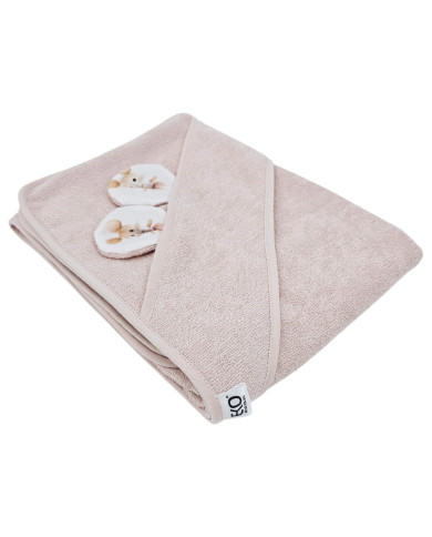 Bambusz fürdőlepedő BALLERINA MOUSE/ROSE PINK Bambusz fürdőlepedő BALLERINA MOUSE/ROSE PINK