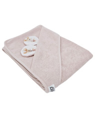 Serviette de bain en bambou BALLERINA MOUSE/ROSE PINK Serviette de bain en bambou BALLERINA MOUSE/ROSE PINK