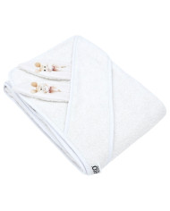 Peignoir en coton BALLERINA MOUSE/WHITE