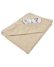 Badetuch aus Bambus GARDENER BEAR/BEIGE Badetuch aus Bambus GARDENER BEAR/BEIGE
