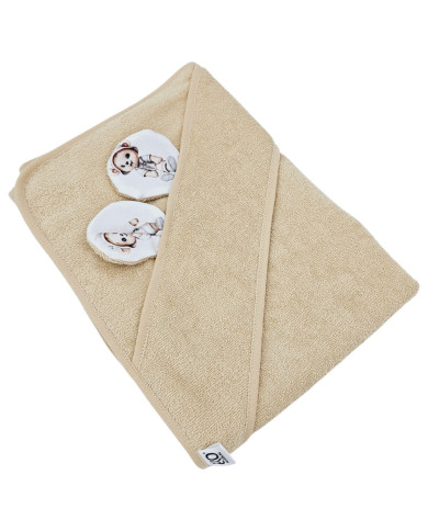 Bambusz fürdőlepedő GARDENER BEAR/BEIGE Bambusz fürdőlepedő GARDENER BEAR/BEIGE