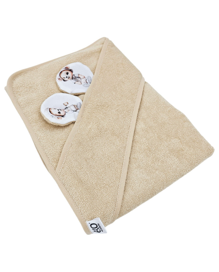 Bamboo bath cover GARDENER BEAR/BEIGE Bamboo bath cover GARDENER BEAR/BEIGE