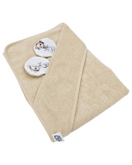 Bambusa vannas dvielis GARDENER BEAR/BEIGE Bambusa vannas dvielis GARDENER BEAR/BEIGE