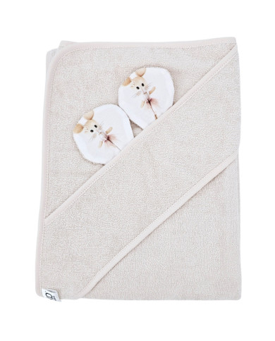 Bambusz fürdőlepedő BALLERINA MOUSE/LIGHT BEIGE Bambusz fürdőlepedő BALLERINA MOUSE/LIGHT BEIGE