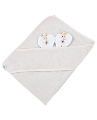 Serviette de bain en bambou BALLERINA MOUSE/LIGHT BEIGE Serviette de bain en bambou BALLERINA MOUSE/LIGHT BEIGE