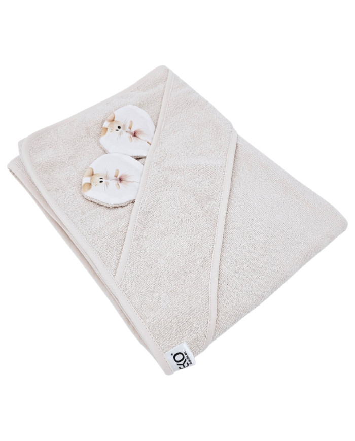 Bambusa vannas dvielis BALLERINA MOUSE/LIGHT BEIGE Bambusa vannas dvielis BALLERINA MOUSE/LIGHT BEIGE