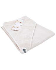 Бамбуковое банное полотенце BALLERINA MOUSE/LIGHT BEIGE Бамбуковое банное полотенце BALLERINA MOUSE/LIGHT BEIGE