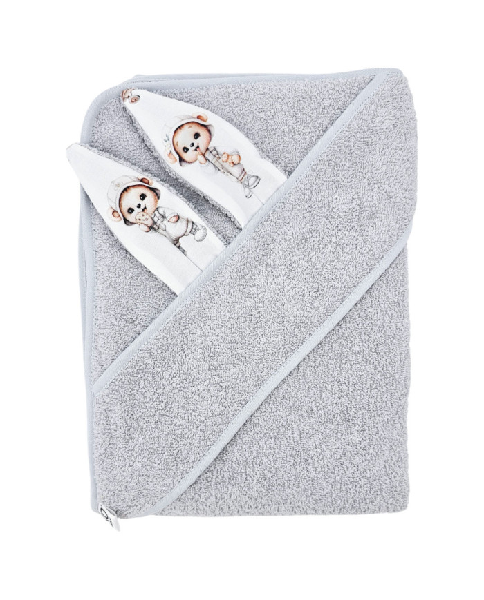 Peignoir en coton GARDENER BEAR/GREY