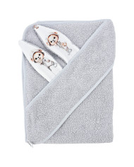 Peignoir en coton GARDENER BEAR/GREY