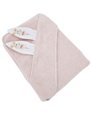 Pamut fürdőköpeny BALLERINA MOUSE/ROSE PINK Pamut fürdőköpeny BALLERINA MOUSE/ROSE PINK