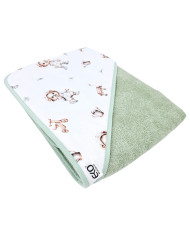 Bath robe GARDENER BEAR/MINT Bath robe GARDENER BEAR/MINT