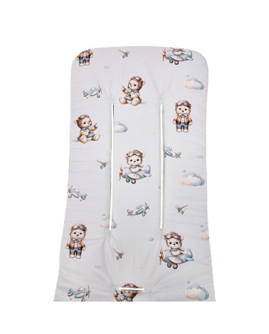 Вкладыш в коляску с поролоном MEMORY PILOT BEAR