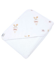 Bath robe BALLERINA MOUSE/WHITE