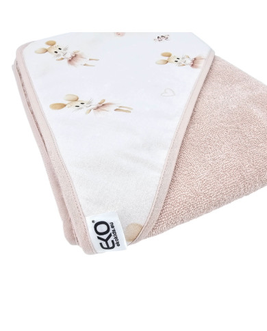 Bath robe BALLERINA MOUSE/ROSE PINK Bath robe BALLERINA MOUSE/ROSE PINK