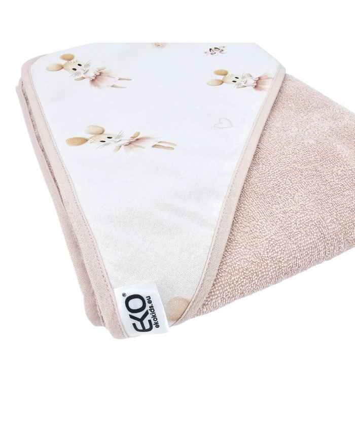 Koupelnový župan BALLERINA MOUSE/ROSE PINK Koupelnový župan BALLERINA MOUSE/ROSE PINK