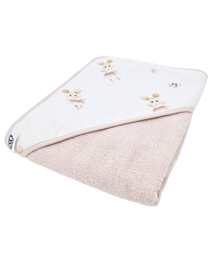 Koupelnový župan BALLERINA MOUSE/ROSE PINK Koupelnový župan BALLERINA MOUSE/ROSE PINK