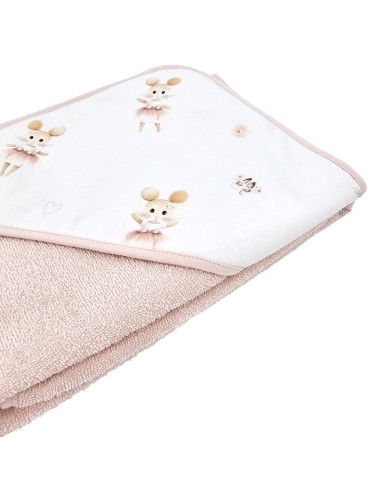 Bath robe BALLERINA MOUSE/ROSE PINK Bath robe BALLERINA MOUSE/ROSE PINK